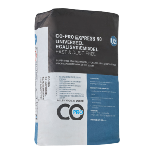 Co-pro express 90 universeel egalisatiemiddel U2 snel en stofvrij 25 kg